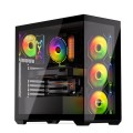Obudowa Krux Exo ATX RGB z oknem bez zasilacza czarna - 2229168