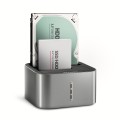AXAGON ADSA-DC USB3.2 Gen1 - 2x SATA 6G CLONE DUAL HDD Dock Station ASMedia - 2234012
