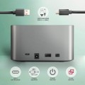 AXAGON ADSA-DC USB3.2 Gen1 - 2x SATA 6G CLONE DUAL HDD Dock Station ASMedia - 2234008