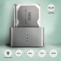 AXAGON ADSA-DC USB3.2 Gen1 - 2x SATA 6G CLONE DUAL HDD Dock Station ASMedia - 2234004