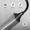Karta sieciowa AXAGON ADE-TXCA Gigabit Ethernet, USB-C + USB-A - Titanium Grey - 2234073