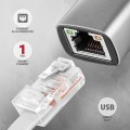 Karta sieciowa AXAGON ADE-TXCA Gigabit Ethernet, USB-C + USB-A - Titanium Grey - 2234070