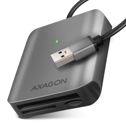 AXAGON CRE-S3 Zewnętrzny czytnik kart USB-A 3.2 Gen 1, 3-gniazdowy, SD/microSD/CF, UHS-II - 2235053