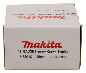 MAKITA ZSZYWKI 18GA 5,7x28mm /5056szt. OCYNKOWANE