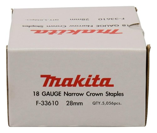 MAKITA ZSZYWKI 18GA 5,7x28mm /5056szt. OCYNKOWANE - 2235737