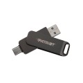 Patriot Rage R550 64GB Dual USB A+C, Alu, 100MBs - 2225170