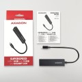 AXAGON HMC-GL3A USB-C Hub, 3x USB-A, Gbit-LAN, czarny - 2236663