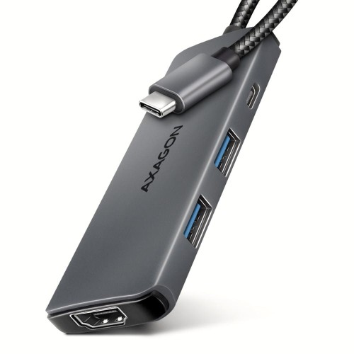 AXAGON HMC-5H8K 2x USB-A, 1x USB-C, 8K HDMI, USB 3.2 Gen 1 hub, PD 100W, 15cm USB-C cable - 2236666