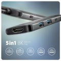 AXAGON HMC-5H8K 2x USB-A, 1x USB-C, 8K HDMI, USB 3.2 Gen 1 hub, PD 100W, 15cm USB-C cable - 2236667