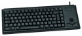 KEYBOARD USB GER MX-GOLD/SLIMLINE BLACK W/ TRACKBALL - 2207386