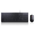 Zestaw klawiatura + mysz membranowa Lenovo 4X30L79883 (USB 2.0; (US); kolor czarny; optyczna; 1000 DPI) - 2236809