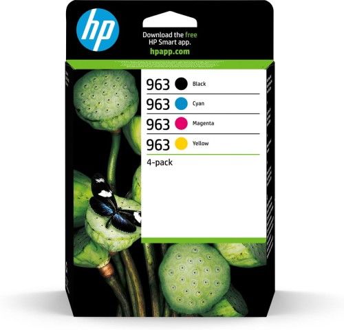 HP 963 CMYK ORIGINAL INK/CARTRIDGE 4-PACK - 2238333
