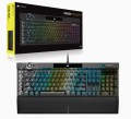 Klawiatura CORSAIR K100 RGB Optical-Mechanical Gaming Keyboard, Backlit RGB LED, CORSAIR OPX RAPIDFIRE, Black PBT Keycaps - 2246579