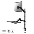 Uchwyt do ekranów Neomounts FPMA-D500KEYB biurkowy 10"-27" max VESA 100x100 max 9 kg Black - 2250354