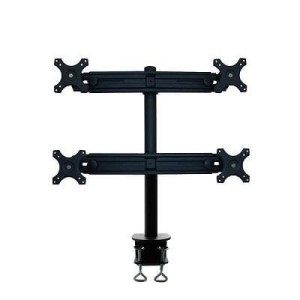 Uchwyt do ekranów Neomounts FPMA-D700D4 biurkowy 19"-30" max VESA 100x100 max 8 kg Black