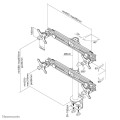 Uchwyt do ekranów Neomounts FPMA-D700D4 biurkowy 19"-30" max VESA 100x100 max 8 kg Black - 2250330