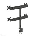 Uchwyt do ekranów Neomounts FPMA-D700D4 biurkowy 19"-30" max VESA 100x100 max 8 kg Black - 2250325