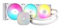 CORSAIR NAUTILUS 360 ARGB White, 360mm Radiator, Liquid CPU Cooler - 2245361