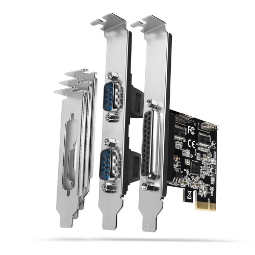 Karta sieciowa AXAGON PCEA-PSN PCIe z 1 portem równoległym + 2 portami szeregowymi - chipset ASIX AX99100 - 2259881