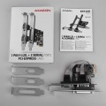 Karta sieciowa AXAGON PCEA-PSN PCIe z 1 portem równoległym + 2 portami szeregowymi - chipset ASIX AX99100 - 2259878