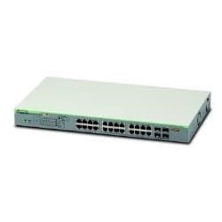 Gigabit webSmart switch, 24x 10/100/1000-T PoE+, 4x SFP Ports and single fixed PSU, EU Power Code - 2260231