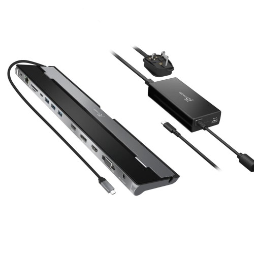 USB-C TRIPLE DISPLAY DOCKING/STATION WITH 100W PD ADAPTER - U - 2250142