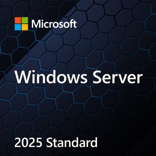 Oprogramowanie Windows Server Standard 2025 64Bit Polish 1pk DSP OEI DVD 16 Core - 2252272
