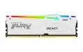 KINGSTON DDR5 16GB 6400MT/s CL32 DIMM FURY Beast White RGB XMP - 2262398