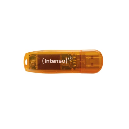 Intenso Rainbow Line pamięć USB 64 GB USB Typu-A 2.0 Pomarańczowy - 2252625