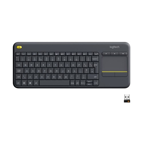 WIRELESS TOUCH KEYBOARD K400+/DARK - CH - 2.4GHZ CENTRAL - 2262529