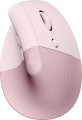 Pionowa mysz ergonomiczna Logitech Lift (różowa) - 2262689