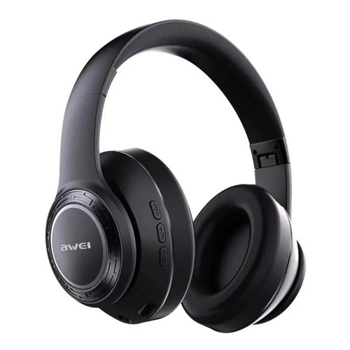 Słuchawki z mikrofonem Awei A300BL Bluetooth 5.3 Radio FM czarne - 1525339