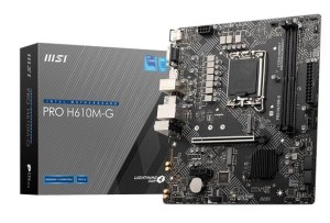 Płyta MSI PRO H610M-G /H610/DDR5/SATA3/M.2/USB3.0/PCIe4.0/s.1700/mATX