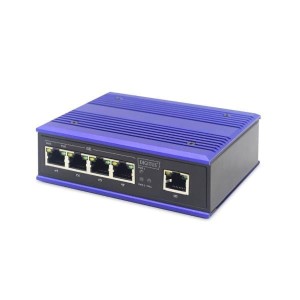 ASSMANN Electronic DN-651120 łącza sieciowe Gigabit Ethernet (10/100/1000) Obsługa PoE Czarny, Niebieski