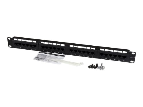 24 PORT 1U CAT6 PATCH PANEL/. - 2254757