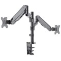 Uchwyt biurkowy Manhattan 17"-32", 2x8kg 2 monitory, spężyna gazowa - 2255698