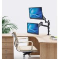 Uchwyt biurkowy Manhattan 17"-32", 2x8kg 2 monitory, spężyna gazowa - 2255701