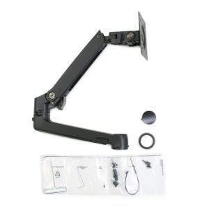 LX DUAL STACKING ARM EXTENSION/AND COLLAR KIT MATTE BLACK