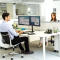 Fellowes Ergonomia wolnostojące ramię na 2 monitory - poziome Seasa - dawne Professional Series™ - 2255792
