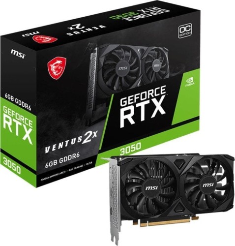 Karta graf. MSI GeForce RTX 3050 VENTUS 2X E 6G OC - 2256052