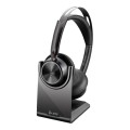 Słuchawki bezprzewodowe z mikrofonem Poly Voyager Focus 2 Microsoft Teams USB-A + Charging Stand - 2266883