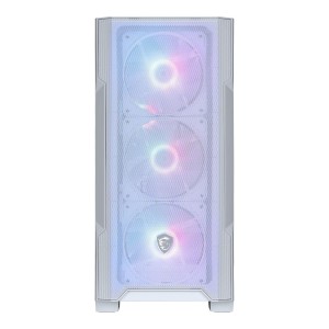Obudowa MSI MAG FORGE M100R WHITE mATX z oknem, bez zasilacza