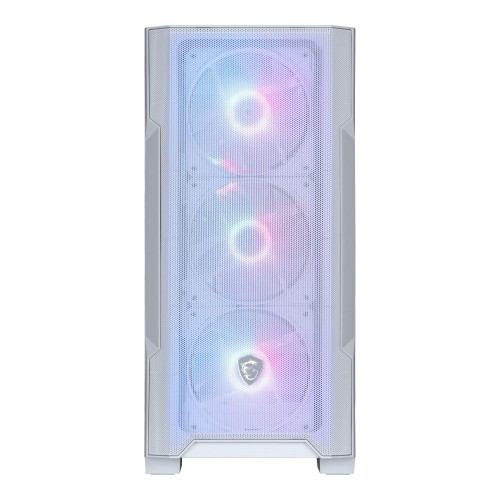 Obudowa MSI MAG FORGE M100R WHITE mATX z oknem, bez zasilacza - 2267190