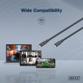 Kabel połączeniowy DIGITUS silikonowy USB-C - USB-C, USB 3.2 Gen1 5G 4K 100W, 2m czarny - 2267843