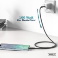 Kabel połączeniowy DIGITUS silikonowy USB-C - USB-C, USB 3.2 Gen1 5G 4K 100W, 2m czarny - 2267848
