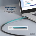 Kabel połączeniowy DIGITUS silikonowy USB-C - USB-C, USB 3.2 Gen1 5G 4K 100W, 2m czarny - 2267849