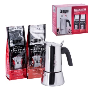 Bialetti Venus 6tz+kawa Nocciola 250g+Classico 250g