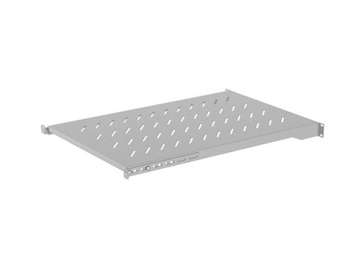 Półka do szaf 19" 1000mm Lanberg (1U / 483 x 700 mm, udźwig do 25 kg, Montaż 4 punktowy) Szara - 2254768