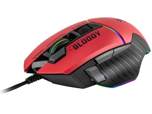 Mysz przewodowa A4Tech Bloody W95Max USB Sport Red - 2273262