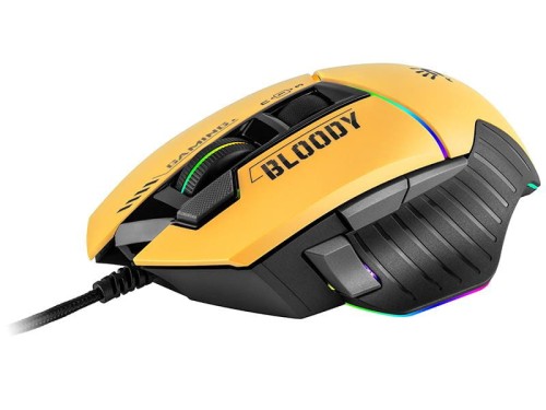 Mysz przewodowa A4Tech Bloody W95Max USB Sport Lime - 2273264